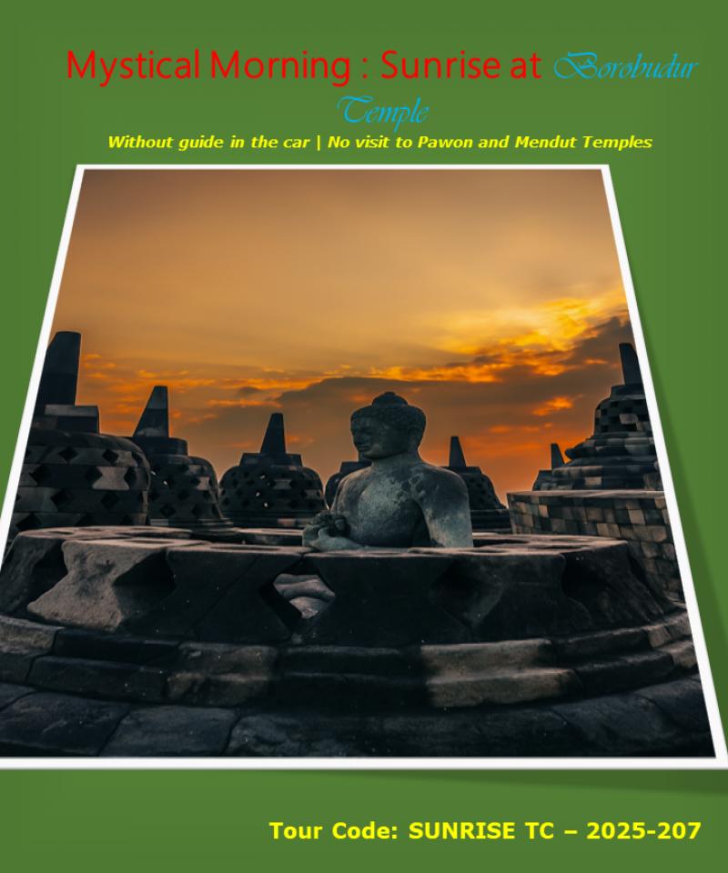 Mystical Morning: Sunrise at Borobudur Temple - Without guide in the car - No visit to Pawon and Mendut Temples