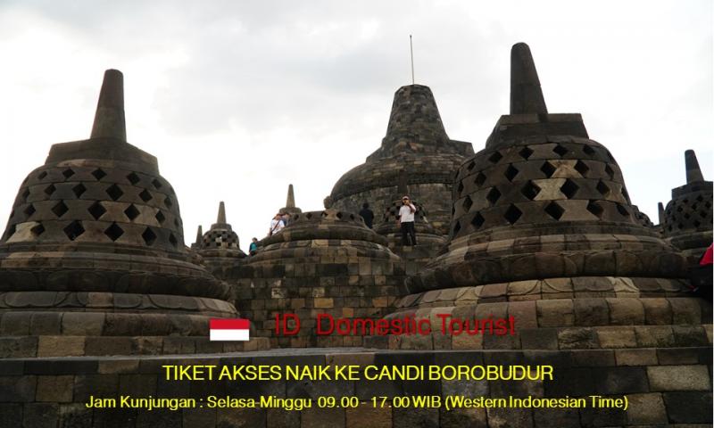 Tiket Akses Naik ke Candi Borobudur Domestic/Kitas Holder Dewasa