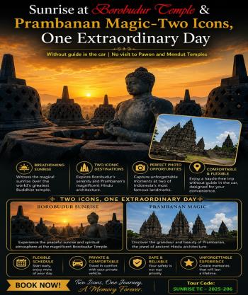 Borobudur Sunrise & Prambanan Magic – Two Icons, One Extraordinary Day
