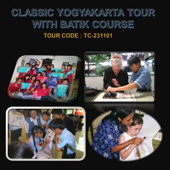 CLASSIC YOGYAKARTA TOUR WITH BATIK COURSE