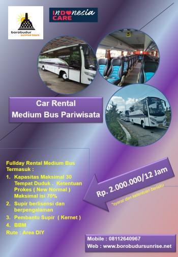 Medium Bus Charter in Yogyakarta 
