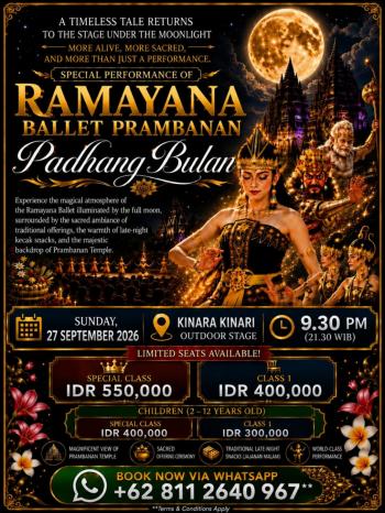 Moonlit Ramayana Ballet at Prambanan
