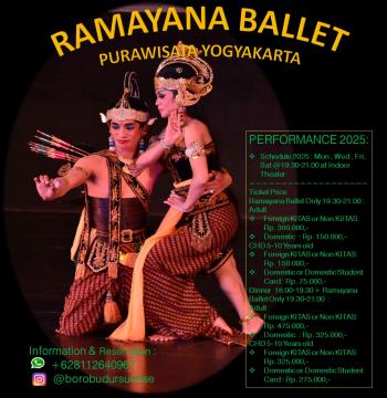 Schedule Ramayana Ballet Purawisata Yogyakarta