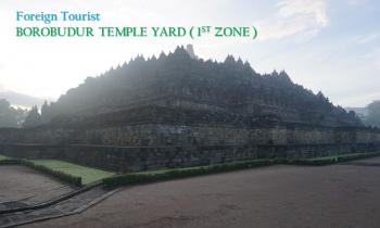 Borobudur Temple Yard Foreign  Tourist 1st Zone
