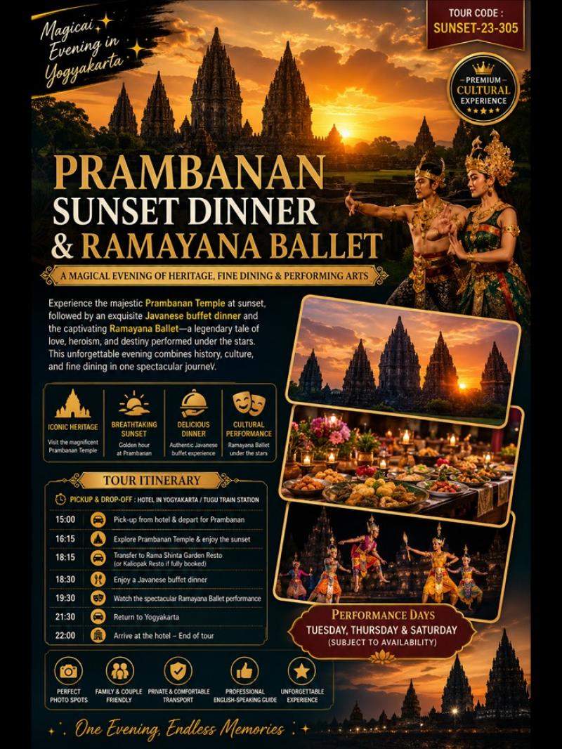 PRAMBANAN SUNSET DINNER RAMAYANA BALLET