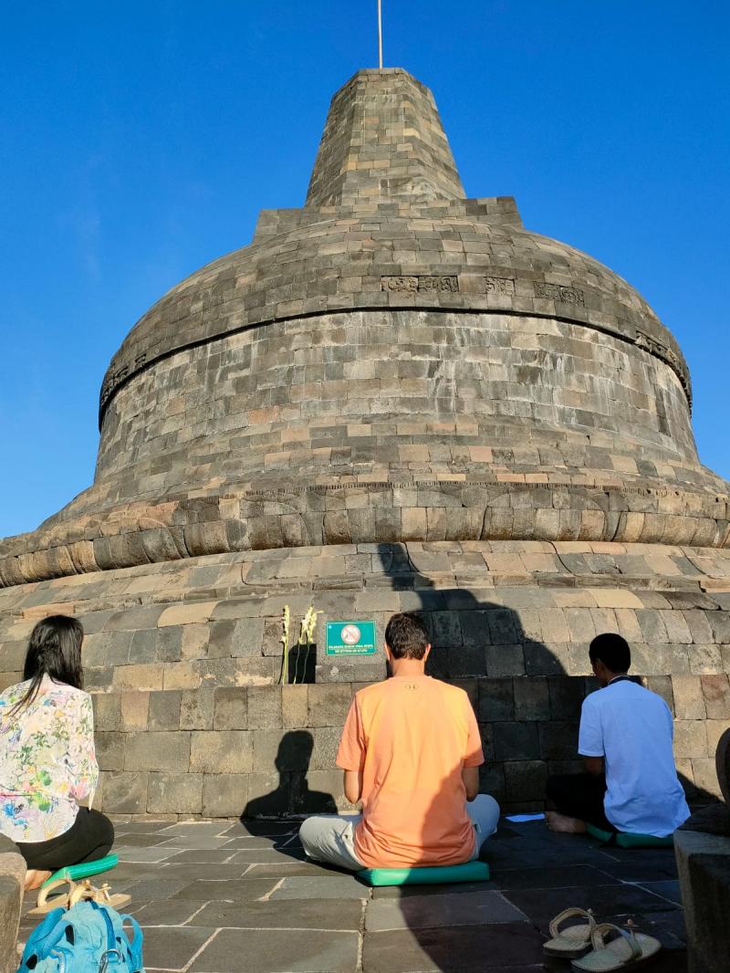 PRADAKSINA AT BOROBUDUR