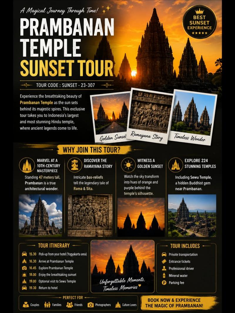 PRAMBANAN TEMPLE SUNSET TOUR