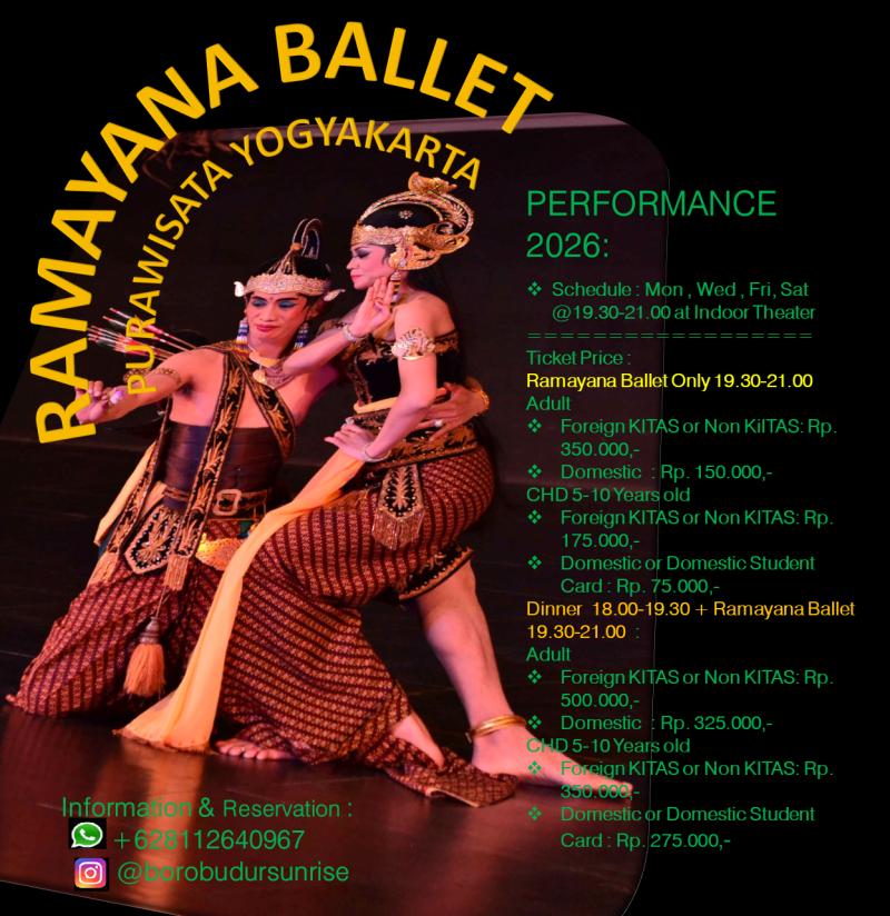 RAMAYANA BALLET AT PURAWISATA YOGYAKARTA