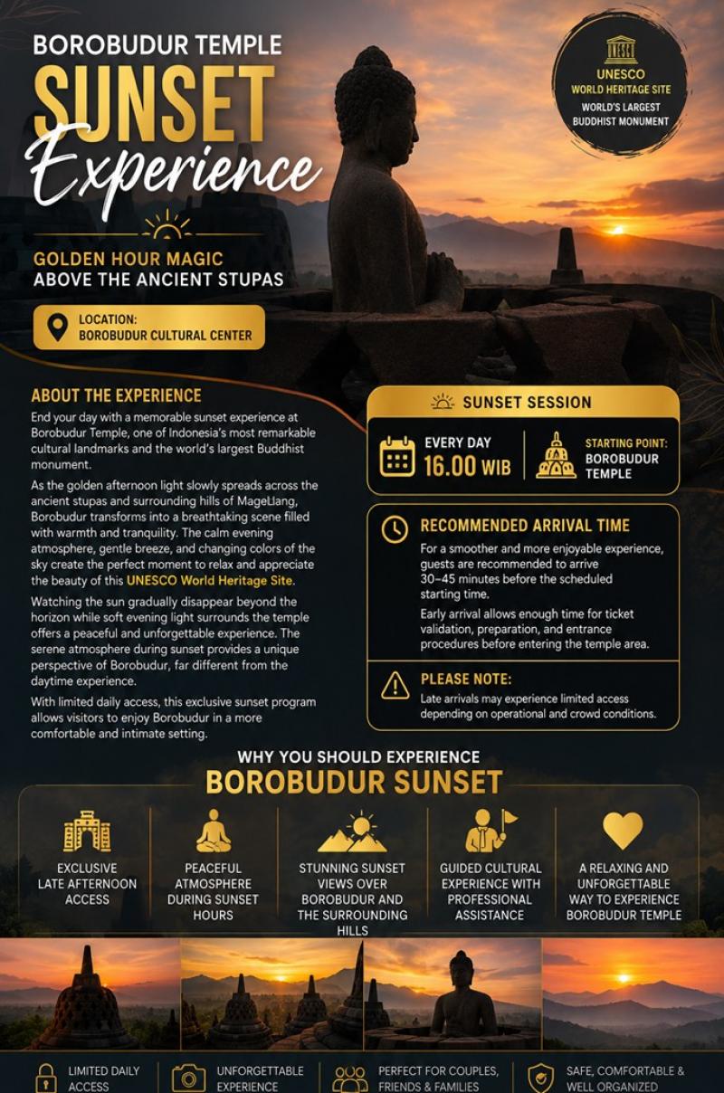 Borobudur Temple Sunset Experience