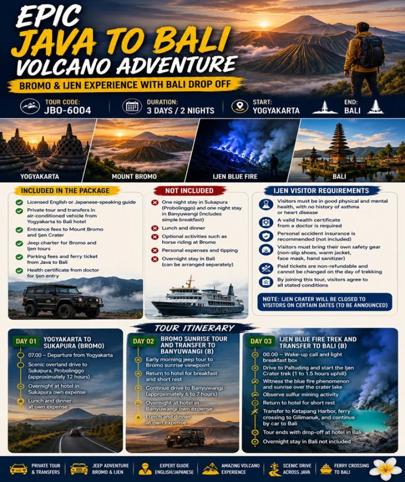 Epic Java to Bali Volcano Adventure – Bromo & Ijen Experience with Bali Drop Off Epic Java to Bali Volcano Adventure – Bromo & Ijen Experience with Bali Drop Off