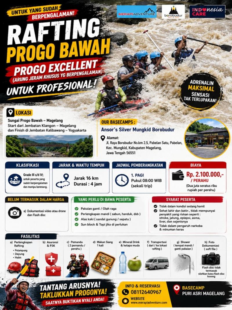 RAFTING PROGO EXCELLENT UNTUK PROFESIONAL