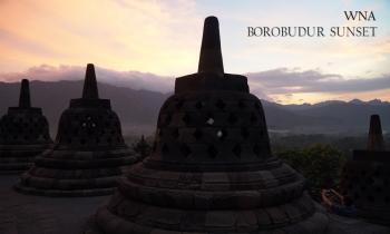 Borobudur Sunset Climb Up the Temple Foreign Ticket
