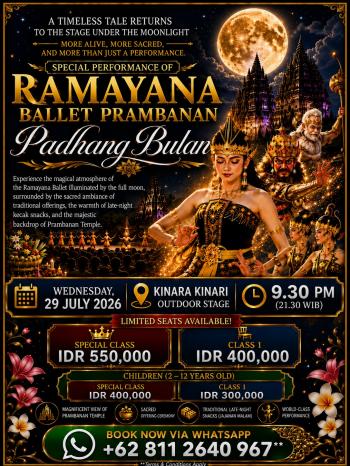 Moonlit Ramayana Ballet at Prambanan