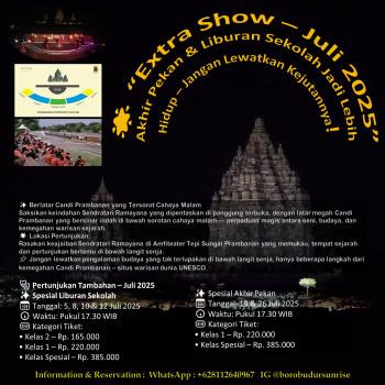 Extra Outdoor Show  Ramayana Ballet Prambanan 2025 Extra Outdoor Show  Ramayana Ballet Prambanan 2025