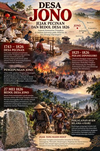 Sejarah Desa Jono Purworejo: Jejak Pecinan dan Bedol Desa 1826