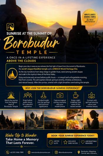 Exclusive Sunrise Ticket – Borobudur Temple 