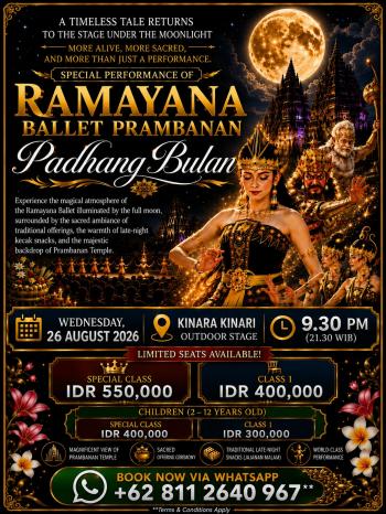Moonlit Ramayana Ballet at Prambanan