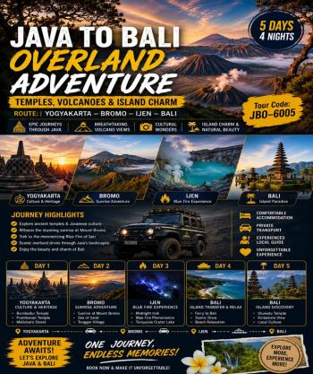 Java to Bali Overland Adventure – Temples, Volcanoes & Island Charm (5 Days / 4 Nights)