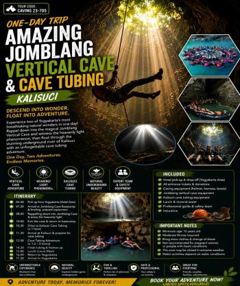 Jomblang Vertical Cave Kalisuci Cave Tubing