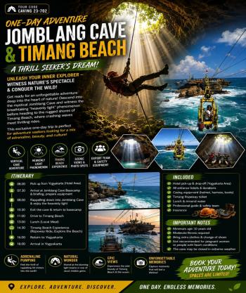 ONE-DAY ADVENTURE: JOMBLANG CAVE & TIMANG BEACH – A THRILL SEEKER’S DREAM!