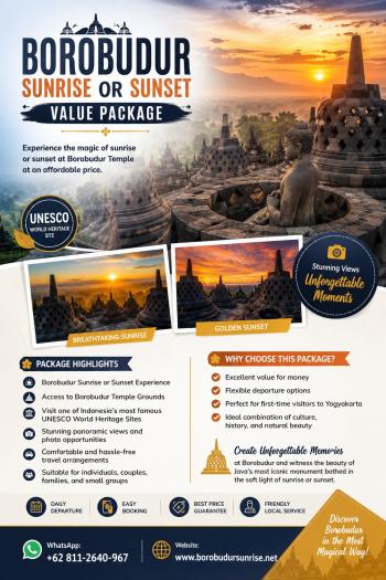 BOROBUDUR SUNRISE OR SUNSET VALUE PACKAGE