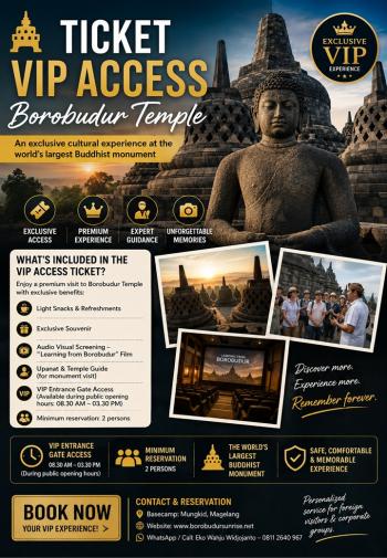 Borobudur Temple Ticket - Exclusive VIP Access