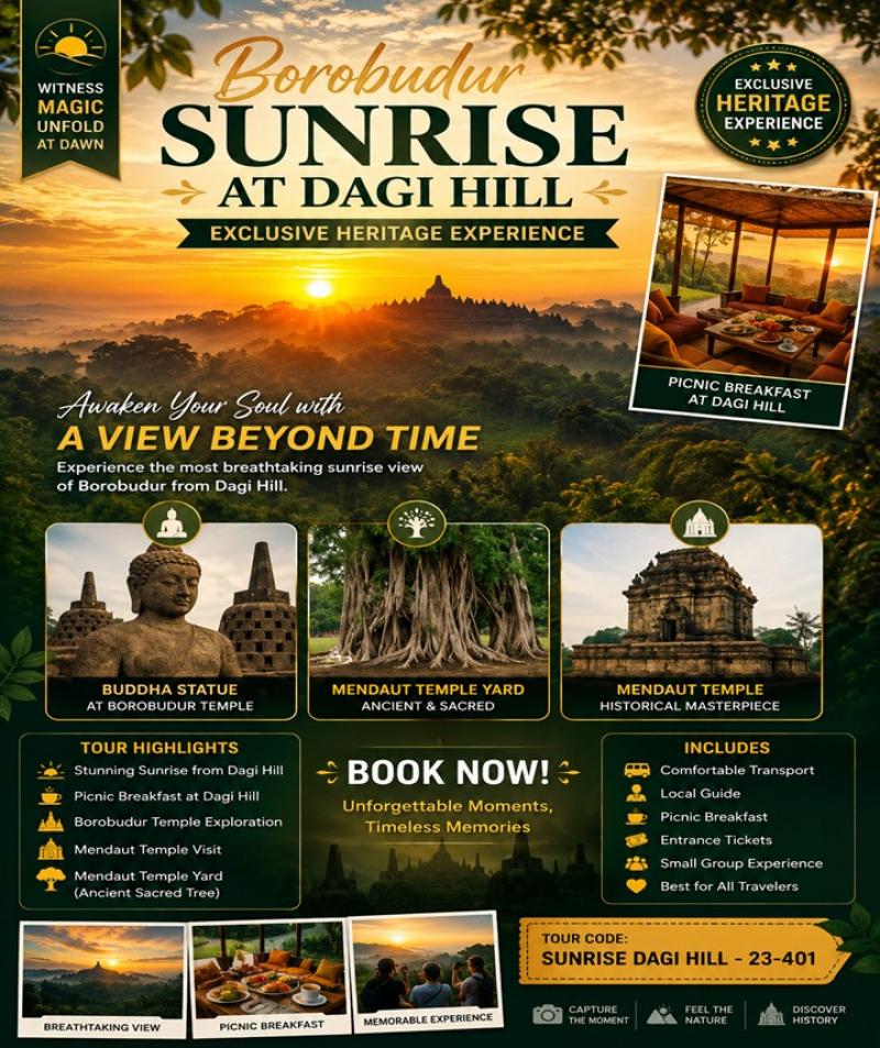 Borobudur Sunrise at Dagi Hill Exclusive Heritage Experience
