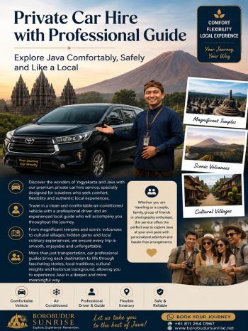 Private Car Hire with Professional Guide